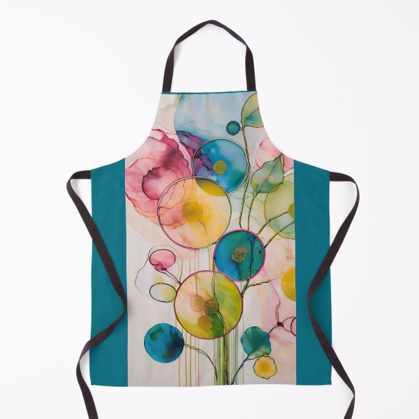 Item preview, Colorful flower texture, pink blue yellow pattern, leaf pattern, pink stone, abstracitive designed and sold by KolorellaS.