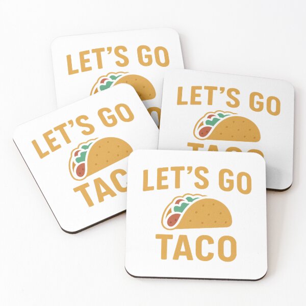 Item preview, Let’s Go Taco – Funny Food Lover Design designed and sold by YONKO STORE.