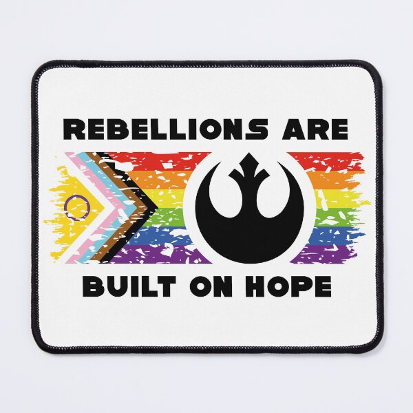 Item preview, Star Pride - Rebel Hope on Inclusive Progress Pride Flag (Distressed) designed and sold by Ampersand Creations.