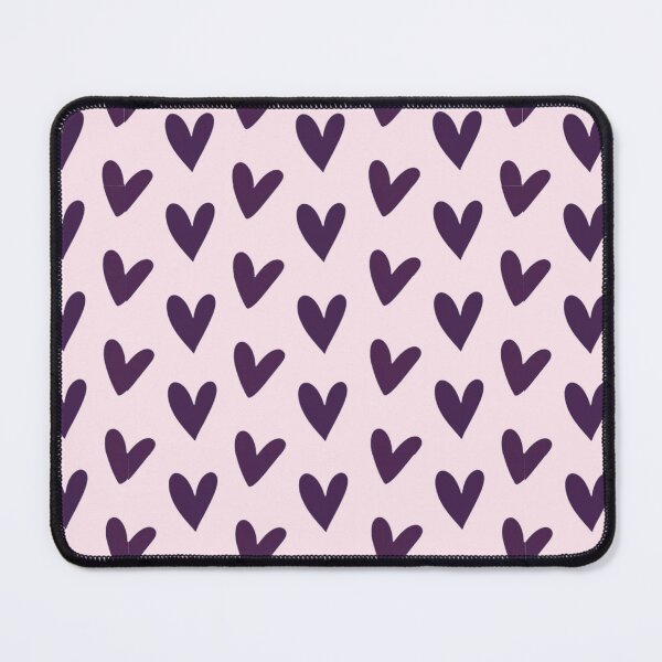 Item preview, Purple Love - Hearts in Violet on Pink designed and sold by Vision Illustrated.