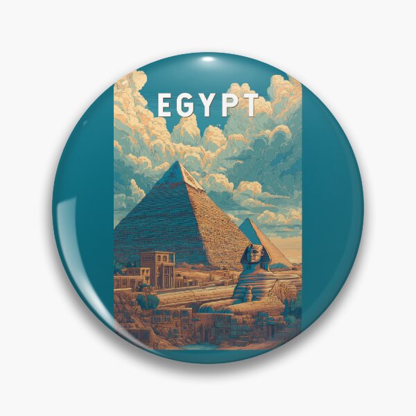 Item preview, Egypt Illustration Travel Art Vintage designed and sold by KrisSidDesigns.