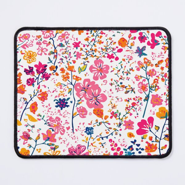 Item preview, Floral Yellow and Pink Flowers Pattern designed and sold by almadigitalarts.