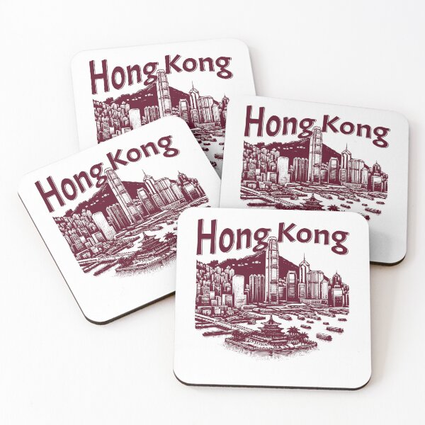 Item preview, Hong Kong Cityscape Art - Skyline Souvenir designed and sold by flidesign .
