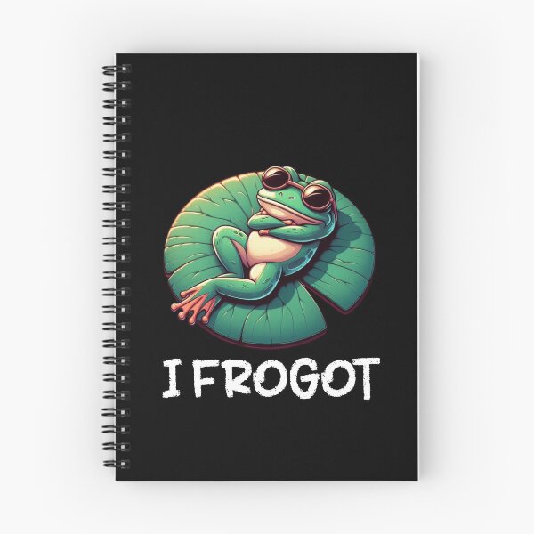 Item preview, I Frogot Frog with Sunglasses designed and sold by vaxiek.