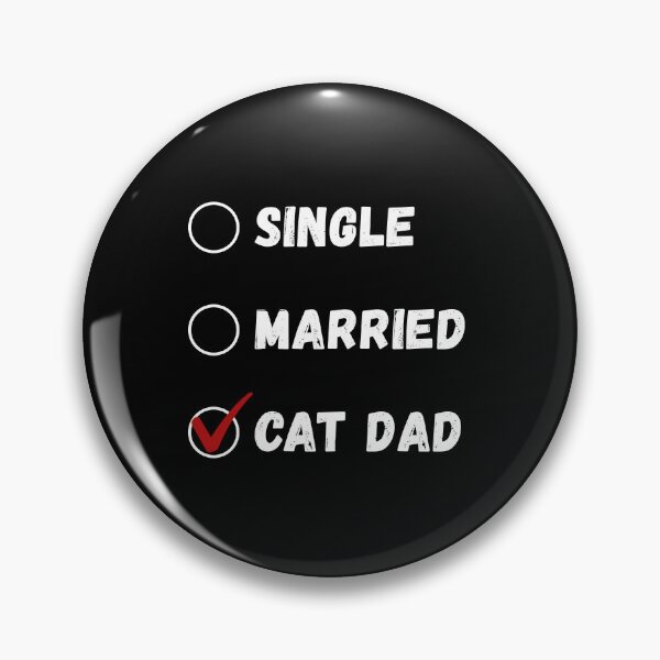 Item preview, Single Married Cat Dad, Cat Lover Shirt designed and sold by Sleepy Cat Design.