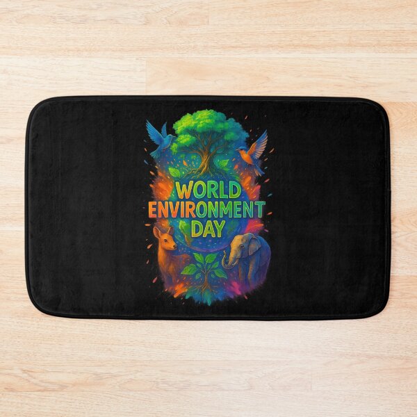Item preview, World Environment Day 2025 | Save Earth Nature Art designed and sold by ExploreAura Studio.