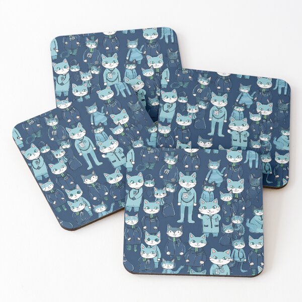 Item preview, Funny Cats in Scrubs designed and sold by Potted Whiskers.