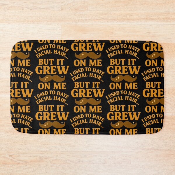 Item preview, Funny Beard Pun – “But It Grew On Me” Facial Hair Joke Design designed and sold by TeeTimeTreasure.