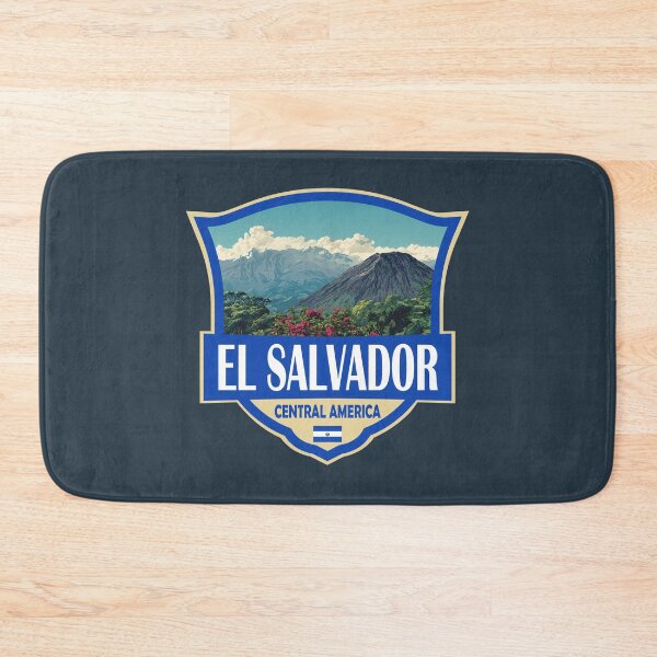 Item preview, El Salvador Illustration Retro Badge designed and sold by KrisSidDesigns.