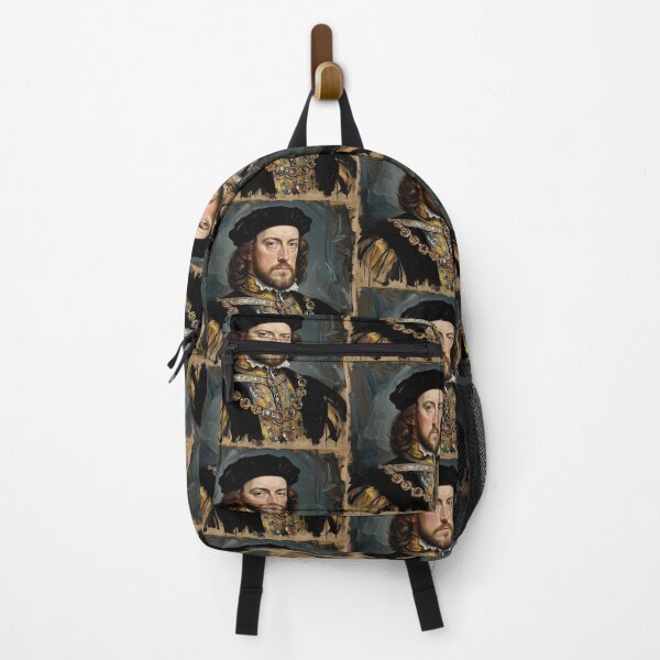 Item preview, Portrait of Henry VII with beard vintage painting art designed and sold by Vintage Designs +.