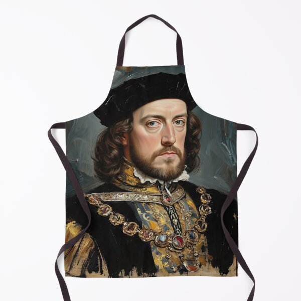 Item preview, Portrait of Henry VII with beard vintage painting art designed and sold by Vintage Designs +.
