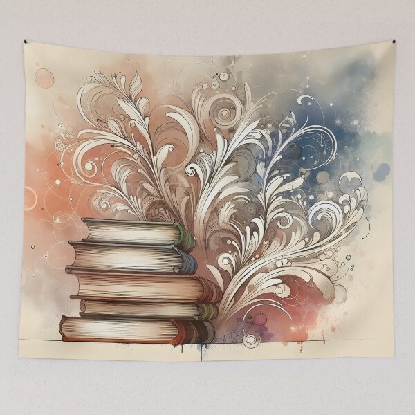 Item preview, Floral Books designed and sold by GraphicsClub.
