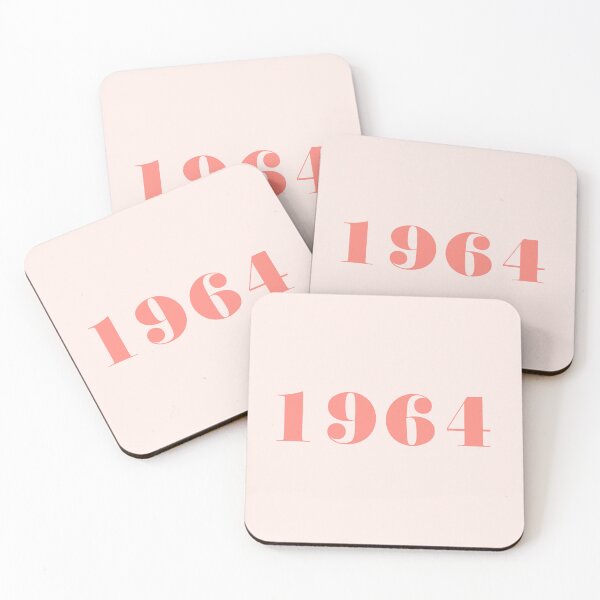 Item preview, 1964 – Retro vintage in modern coral designed and sold by Vision Illustrated.