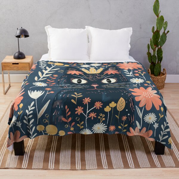 Item preview, Floral Monarchy: Feline Elegance designed and sold by fabinthelab.