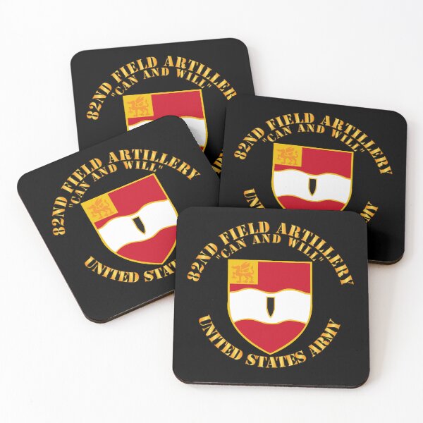 Item preview, Army - 82nd Field Artillery - Can and Will designed and sold by Military Insignia Products.