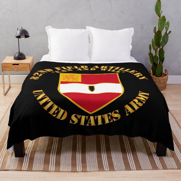 Item preview, Army - 82nd Field Artillery - Can and Will designed and sold by Military Insignia Products.
