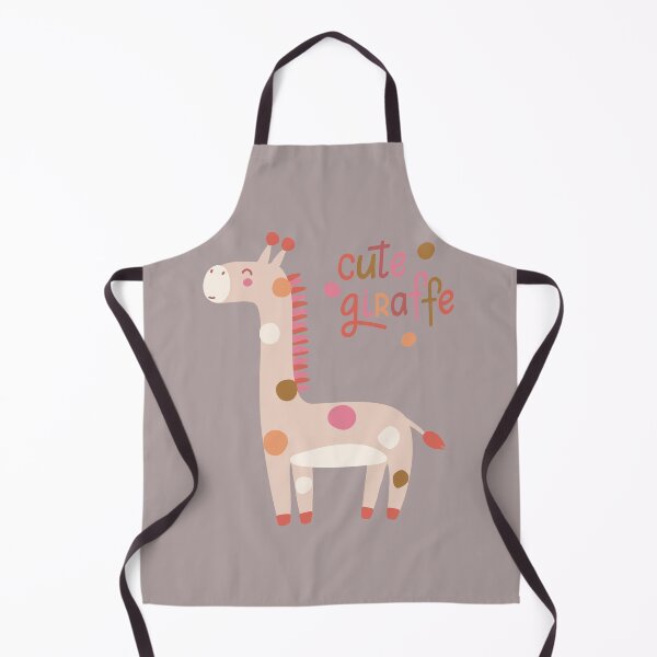 Item preview, Smiling giraffe with colorful spots and lettering Cute giraffe. Soft pastel tones and friendly design designed and sold by Eridanka.
