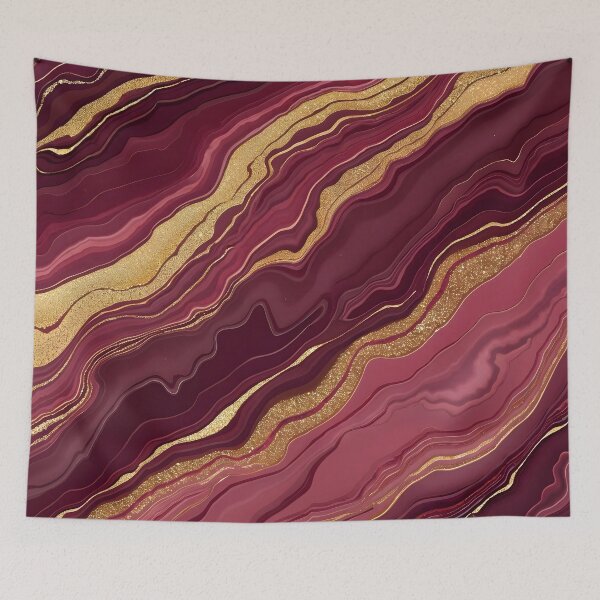 Item preview, Marble Luxury Agate Burgundy Popular Collection designed and sold by TrendyDesigne412.