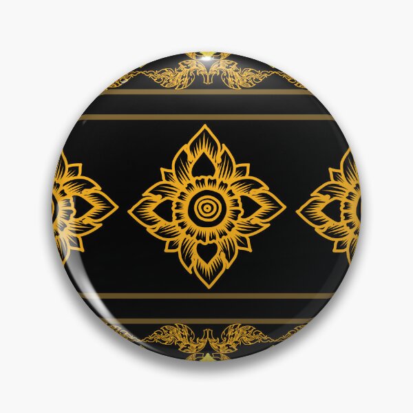 Item preview, Seamless damask pattern Thai style. designed and sold by Wunnipaogtun.