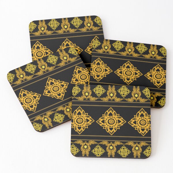 Item preview, Seamless damask pattern Thai style. designed and sold by Wunnipaogtun.