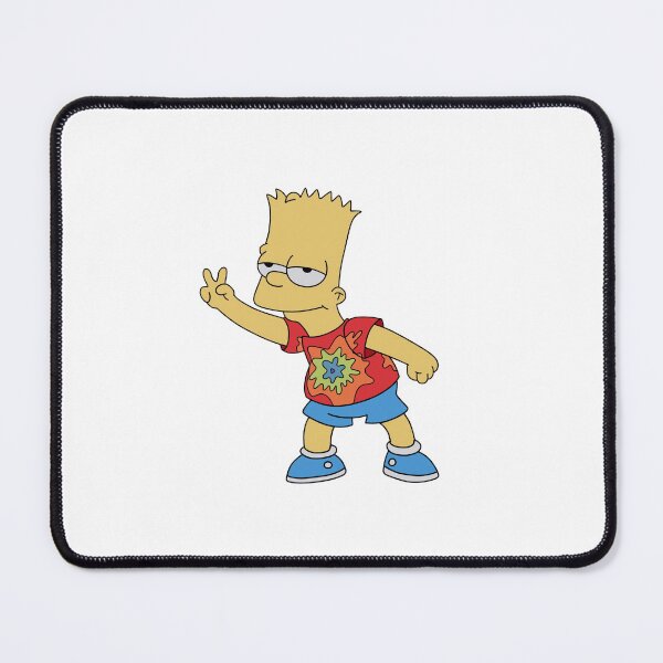 Artikelvorschau, Bart Simpson, der Kiffer-Hippie entworfen und verkauft von WillowTreeArt.