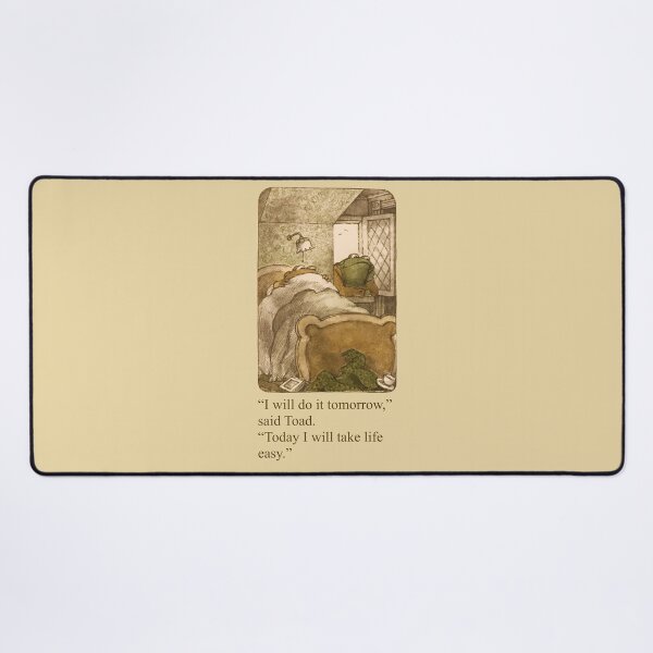 Item preview, Frog and Toad Procrastination designed and sold by PoeTatoes.