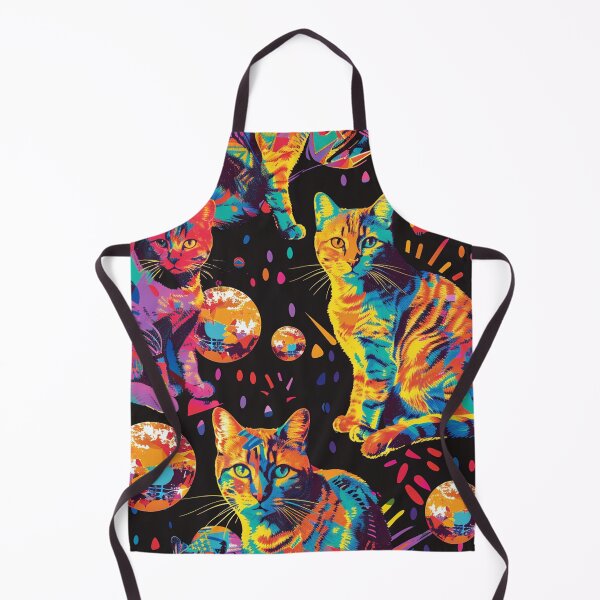 Item preview, Disco Felines: A Psychedelic Cat Cavalcade designed and sold by fabinthelab.