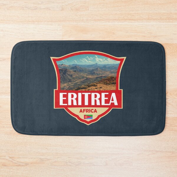 Item preview, Eritrea Illustration Retro Badge designed and sold by KrisSidDesigns.