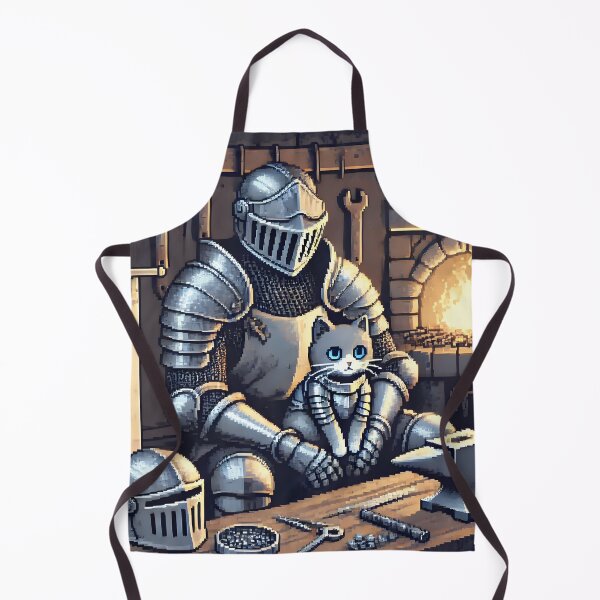 Item preview, Knighted Kitty designed and sold by the_wizards_pixels.