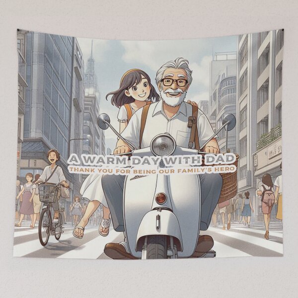 Item preview, Every moment with you, Dad, is a treasure. Thank you for being our family’s hero. Happy Father’s Day   designed and sold by Vanich-Panich.