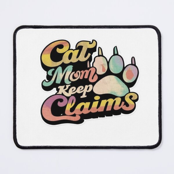 Item preview, Cat Mom Keeps Calm: Sticker for Feline Lovers designed and sold by MyDesigneStore.