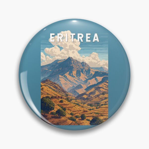 Item preview, Eritrea Illustration Travel Art Vintage designed and sold by KrisSidDesigns.