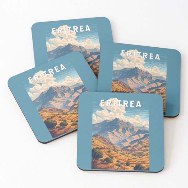 Item preview, Eritrea Illustration Travel Art Vintage designed and sold by KrisSidDesigns.