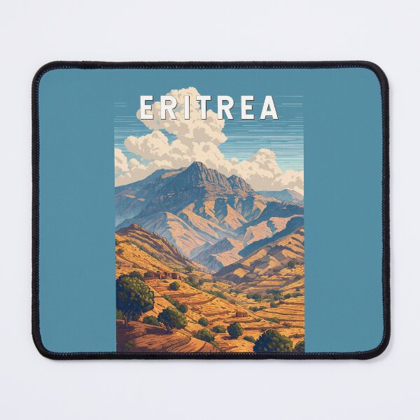 Item preview, Eritrea Illustration Travel Art Vintage designed and sold by KrisSidDesigns.