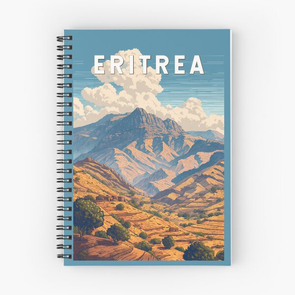 Item preview, Eritrea Illustration Travel Art Vintage designed and sold by KrisSidDesigns.