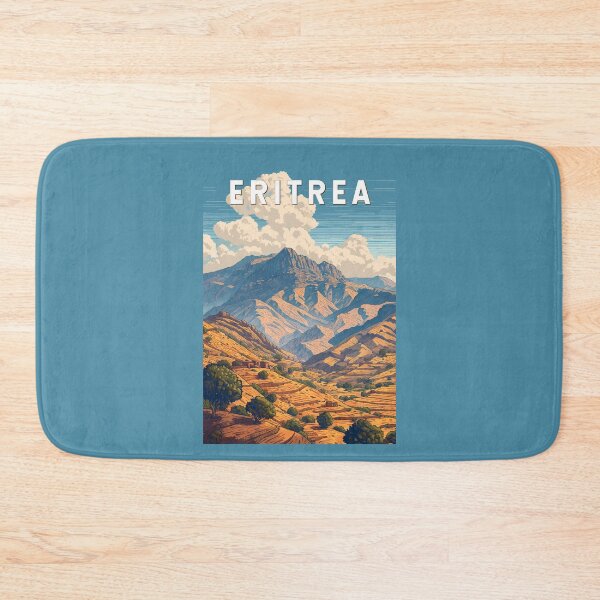 Item preview, Eritrea Illustration Travel Art Vintage designed and sold by KrisSidDesigns.