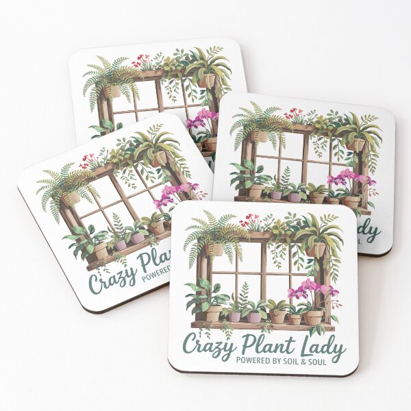 Item preview, Crazy Plant Lady. Powered by Soil & Soul. Version 2 designed and sold by ArthousePromos.