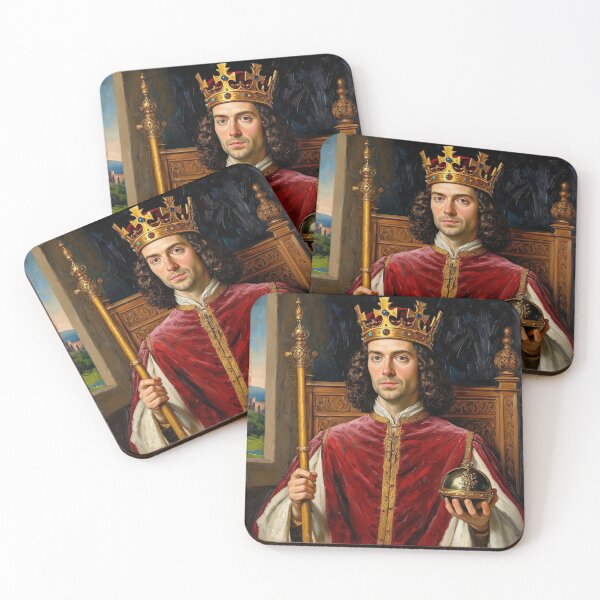 Item preview, Portrait of King Alfred the Great of England (no beard) designed and sold by Vintage Designs +.
