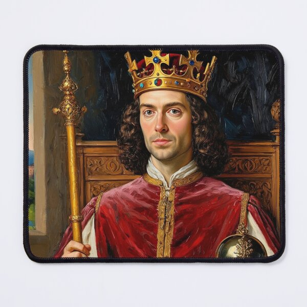 Item preview, Portrait of King Alfred the Great of England (no beard) designed and sold by Vintage Designs +.