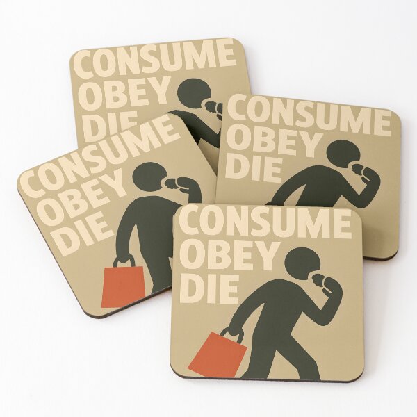 Item preview, Consume Obey Die designed and sold by Rotfront Studio.
