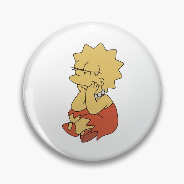 Artikelvorschau, Lisa Simpson denkt über das Leben nach entworfen und verkauft von WillowTreeArt.