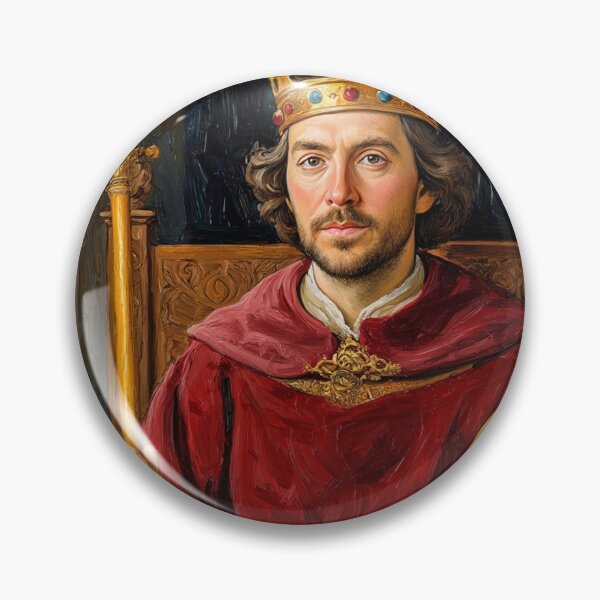 Item preview,  Portrait of King Alfred the Great of England designed and sold by Vintage Designs +.