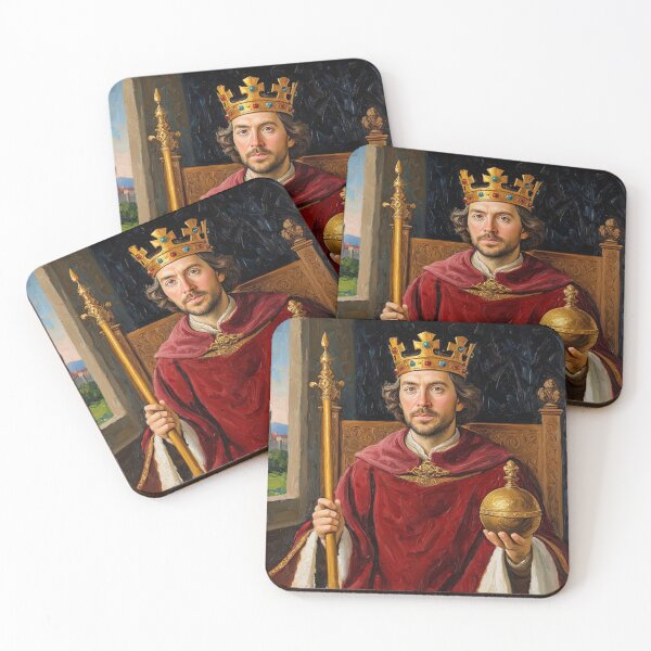 Item preview,  Portrait of King Alfred the Great of England designed and sold by Vintage Designs +.