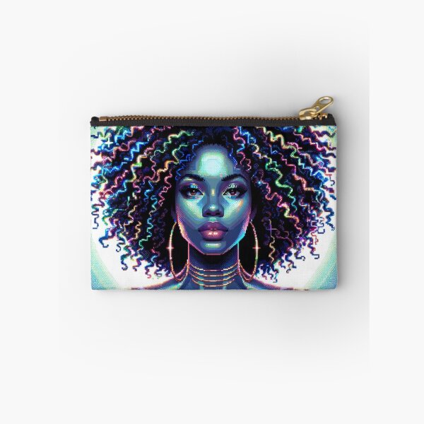 Item preview, Electrifying Grace: A Neon Pixel Odyssey designed and sold by fabinthelab.