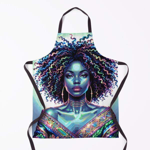 Item preview, Electrifying Grace: A Neon Pixel Odyssey designed and sold by fabinthelab.