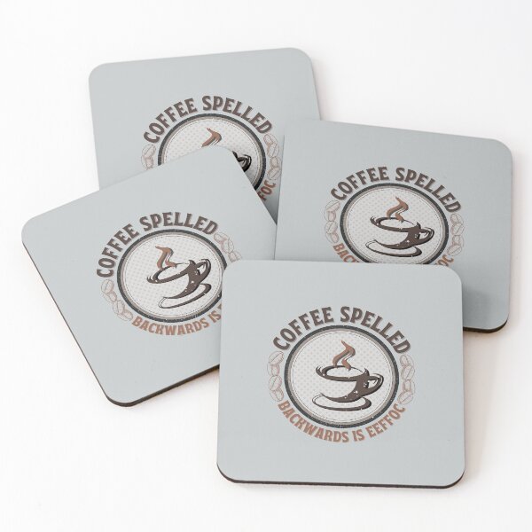 Item preview, Eeffoc Coffee Backwards Bean Art designed and sold by Zakrytos ★★★★★.
