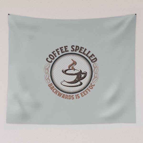 Item preview, Eeffoc Coffee Backwards Bean Art designed and sold by Zakrytos ★★★★★.