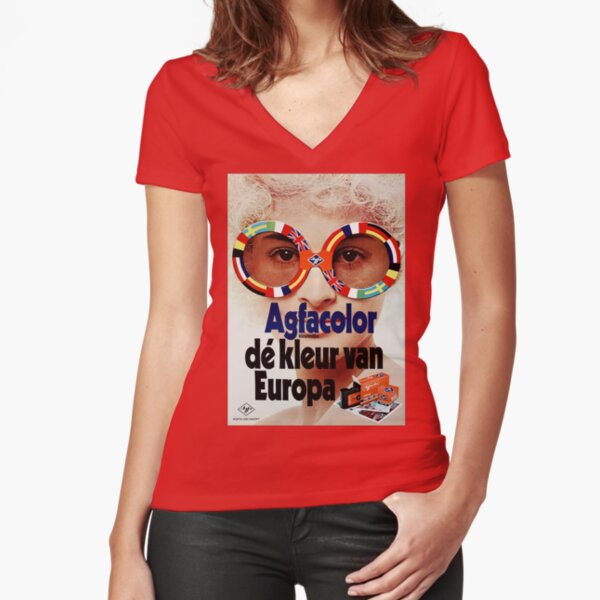LUNETTES T-shirt moulant col V