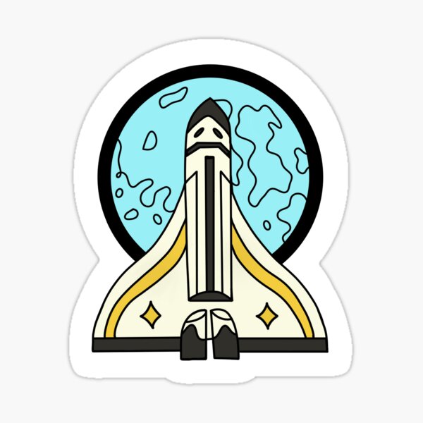 Item preview, Ellie’s Rocket Pin designed and sold by daylightrobyn.