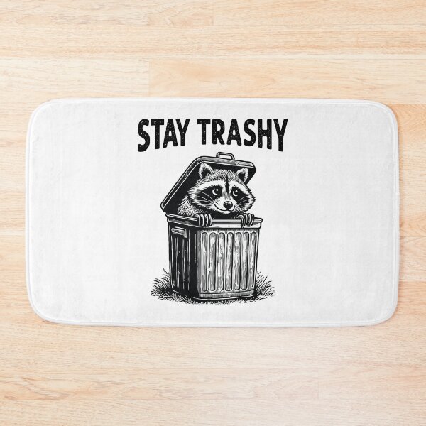 Item preview, Stay Trashy Funny Vintage Raccoon designed and sold by MO DESIGNS.